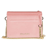 Baldinini Trend Pink Calfskin Handbag